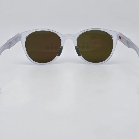 Oakley OO9474-0452 Spindrift Matte Clear Frame Prizm Sapphire Iridium Sunglasses - Picture 4 of 15